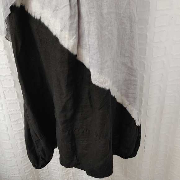 Luna Luz Linen Lagenlook Tie Dye Dress Size S - Picture 5 of 14